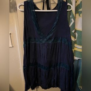 Dark blue mini dress bought for vegas worn once